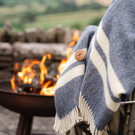 Chilcott Timeless Blanket - Navy