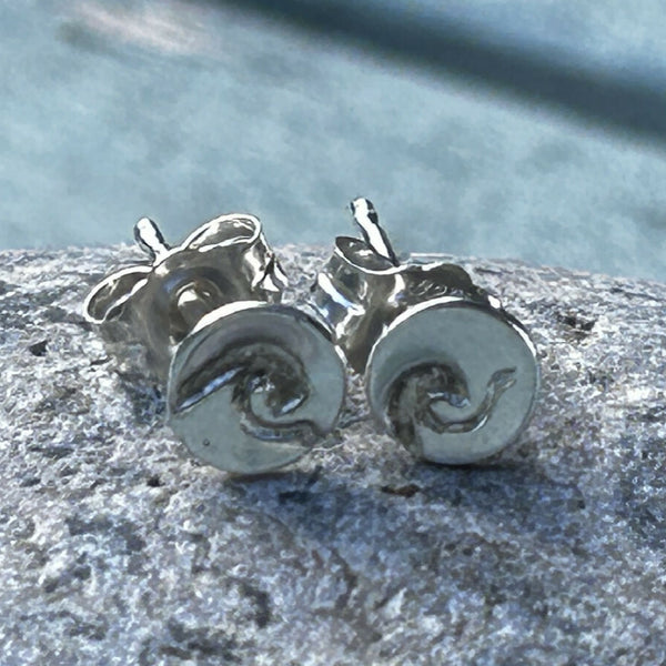 Silver Wave Earrings