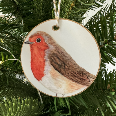 Robin Christmas decoration