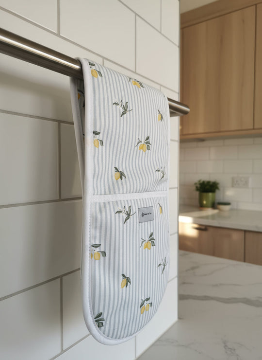 Sicilian Lemons Cotton Oven Gloves