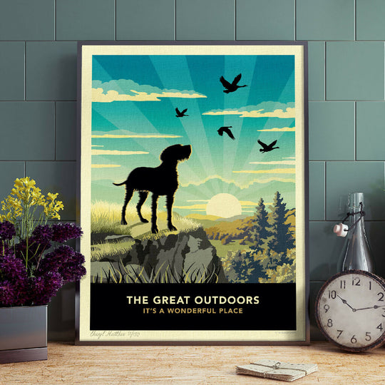 WIREHAIRED VISZLA 'THE GREAT OUTDOORS’ LIMITED EDITION ART PRINT