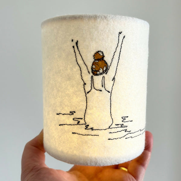 Embroidered Sea Dipper Liberty Print Lantern