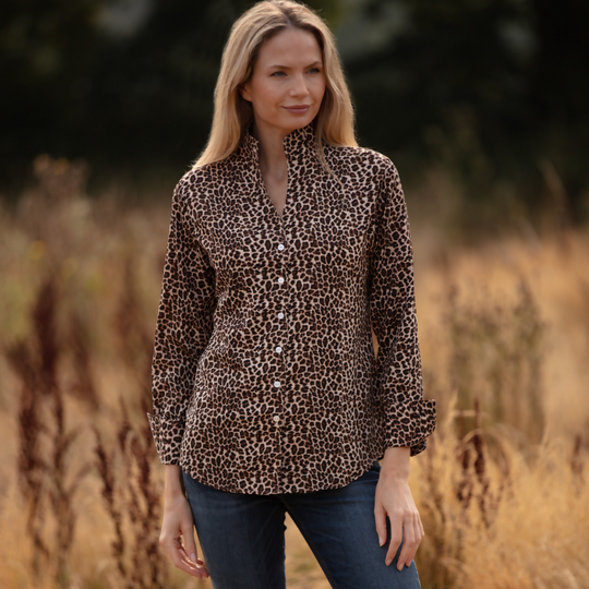 Chelsea Shirt In Baby Leopard Print