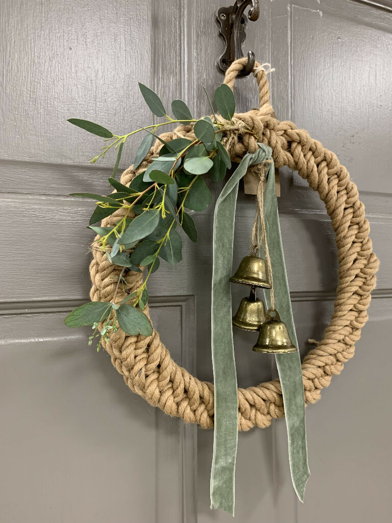 30cm Jute Rope Christmas Wreath