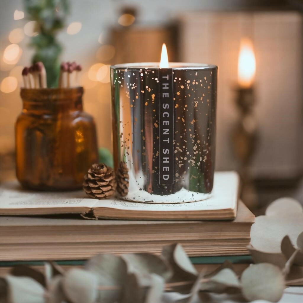 Luxury Christmas Candle silver