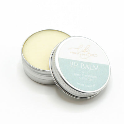 Lip Balm with Rose Geranium & Orange