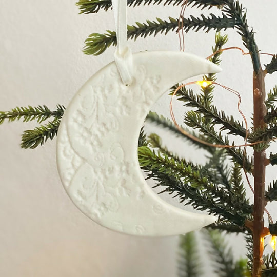 Porcelain Moon Decoration