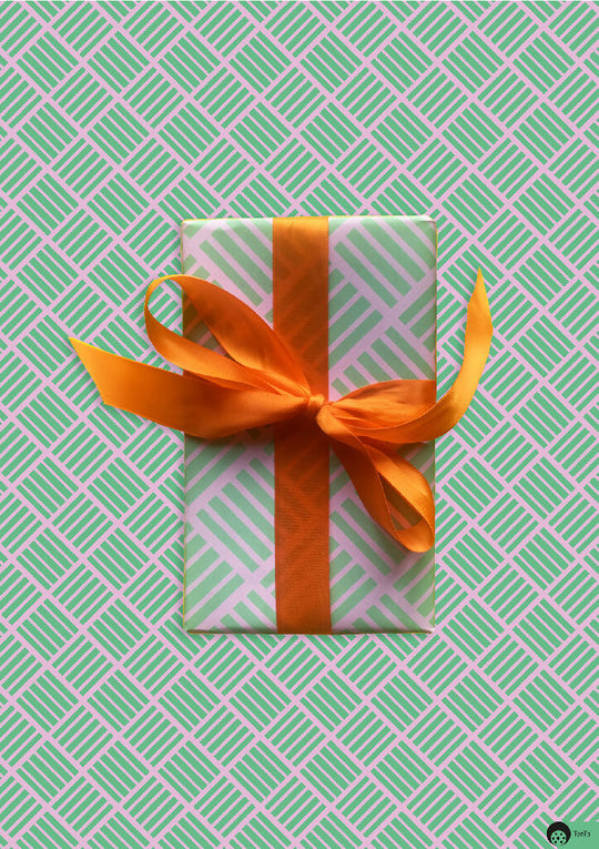 Geometric Design Wrapping Paper #3 (3 sheets)