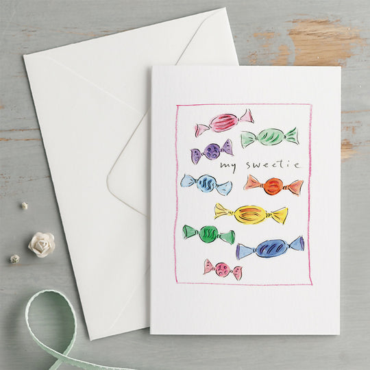 'My Sweetie' Funny Sweets Romantic Card