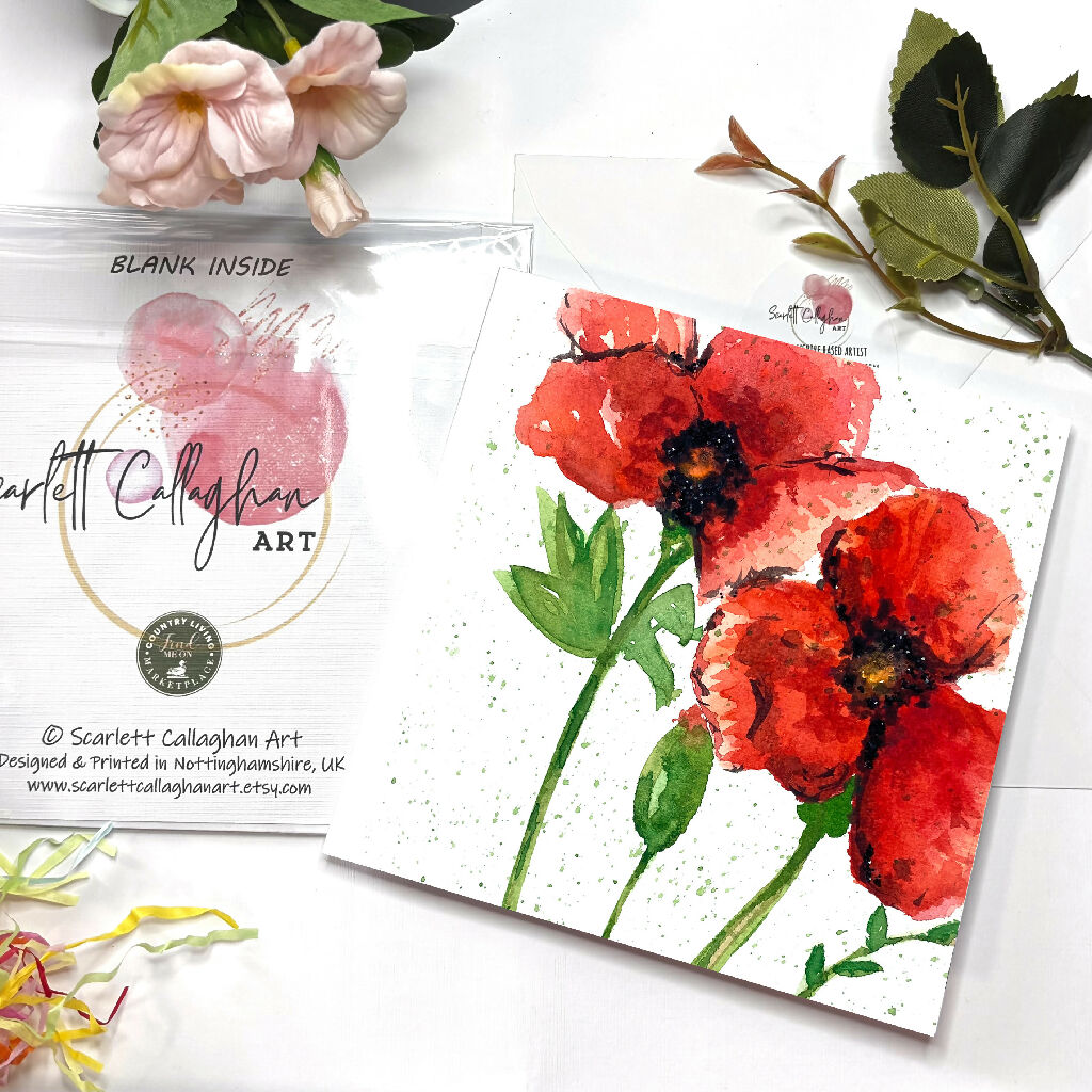 poppy and glitter for advertising