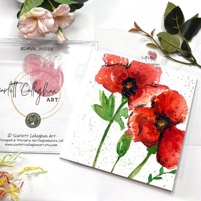 poppy and glitter for advertising