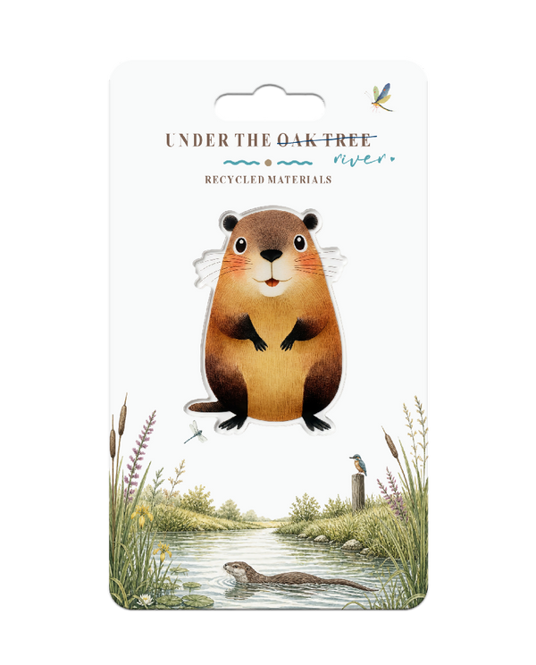Badge - Capybara River Countryside Wildlife Brooch