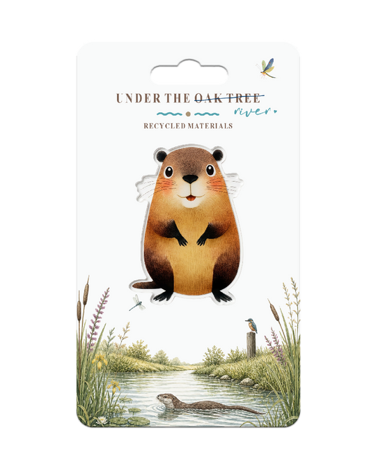 Badge - Capybara River Countryside Wildlife Brooch