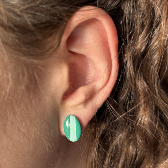 Jade | Berry | Stud Earrings