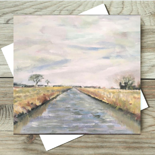 Fossdyke Canal Greeting Card