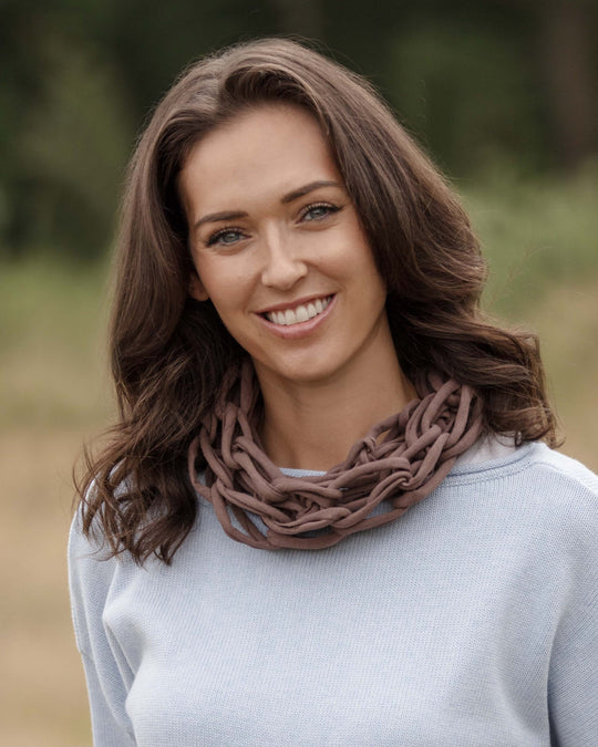 Mocha Embrace Infinity Snood