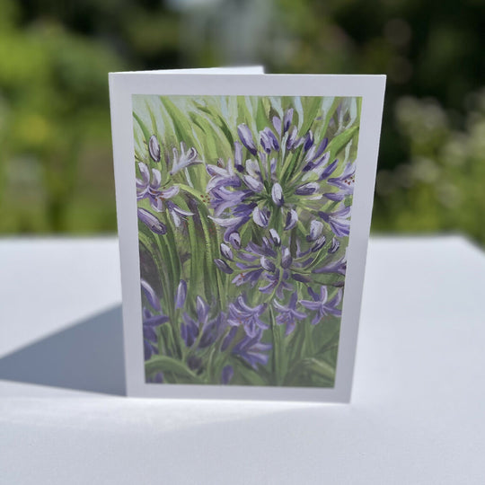Agapanthus Greeting Card
