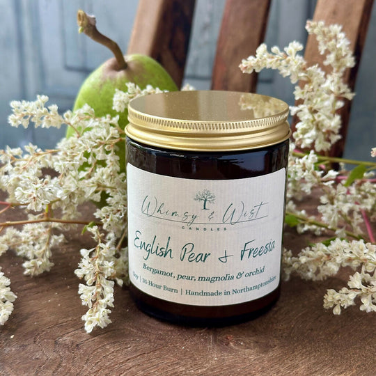 English Pear & Freesia Soy Scented Candle