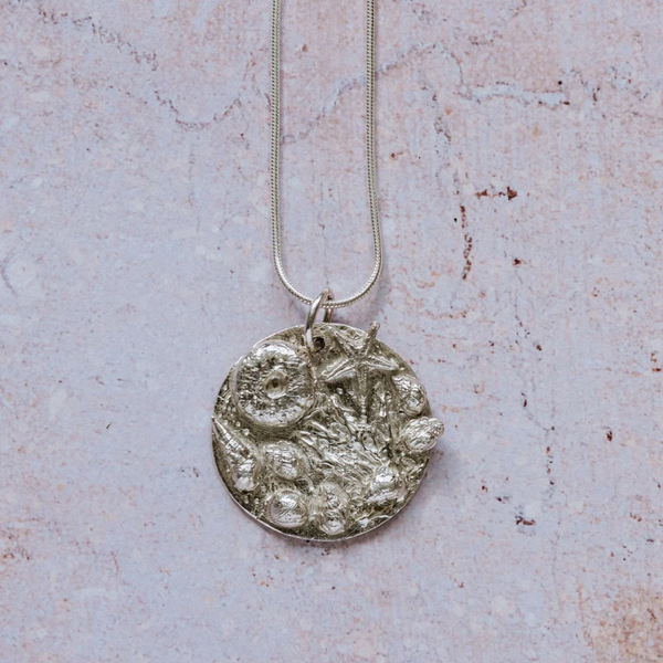 Silver Rockpool Pendant Necklace
