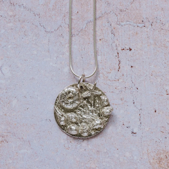Silver Rockpool Pendant Necklace