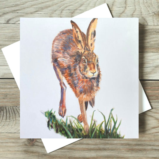 Loping Along Hare Card