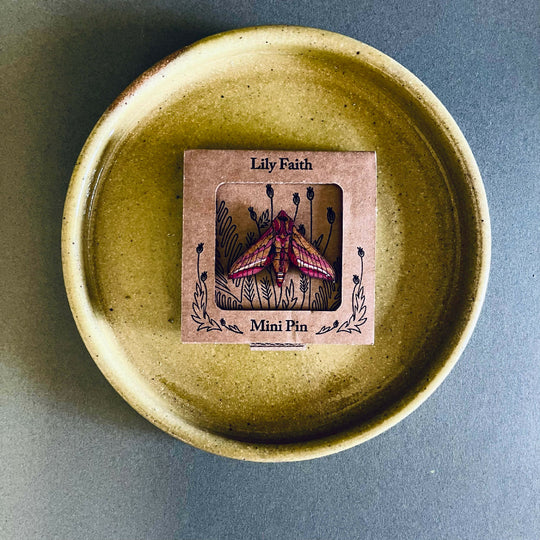 Elephant Hawk Moth Mini Pin