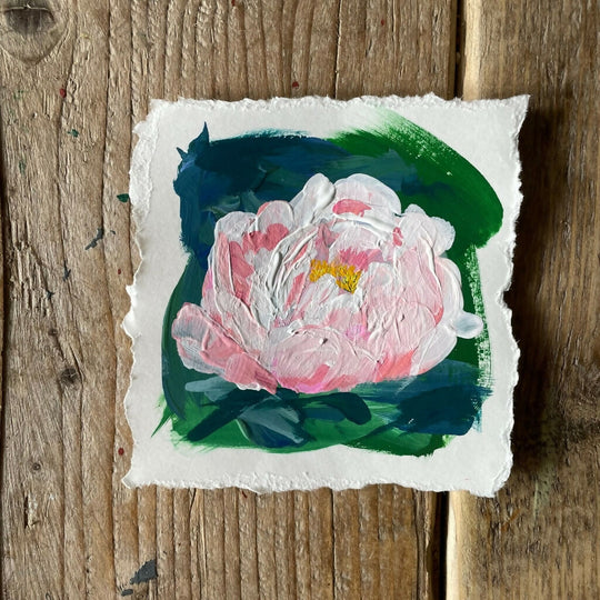 Rebirth Collection - Pink Peony Painting