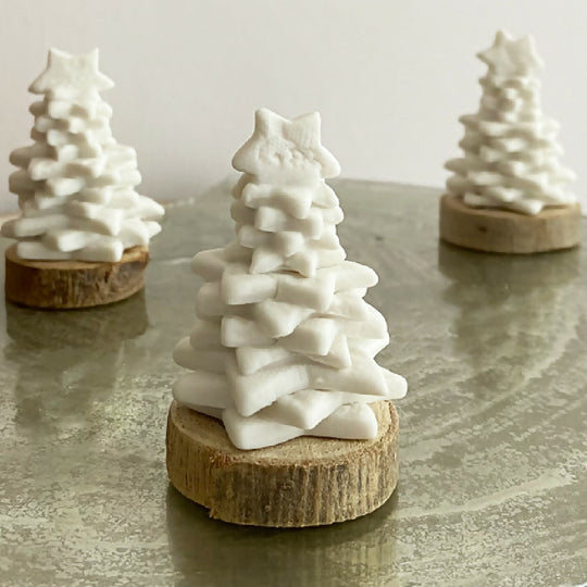 A Mini Porcelain Christmas Tree