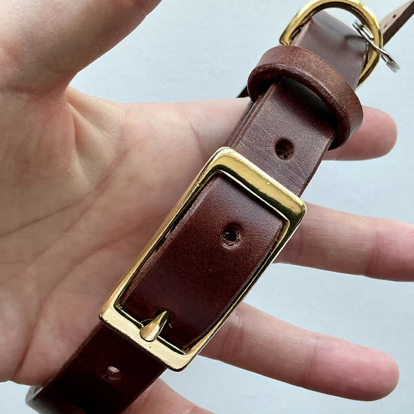 Full Grain Leather Dog Collar