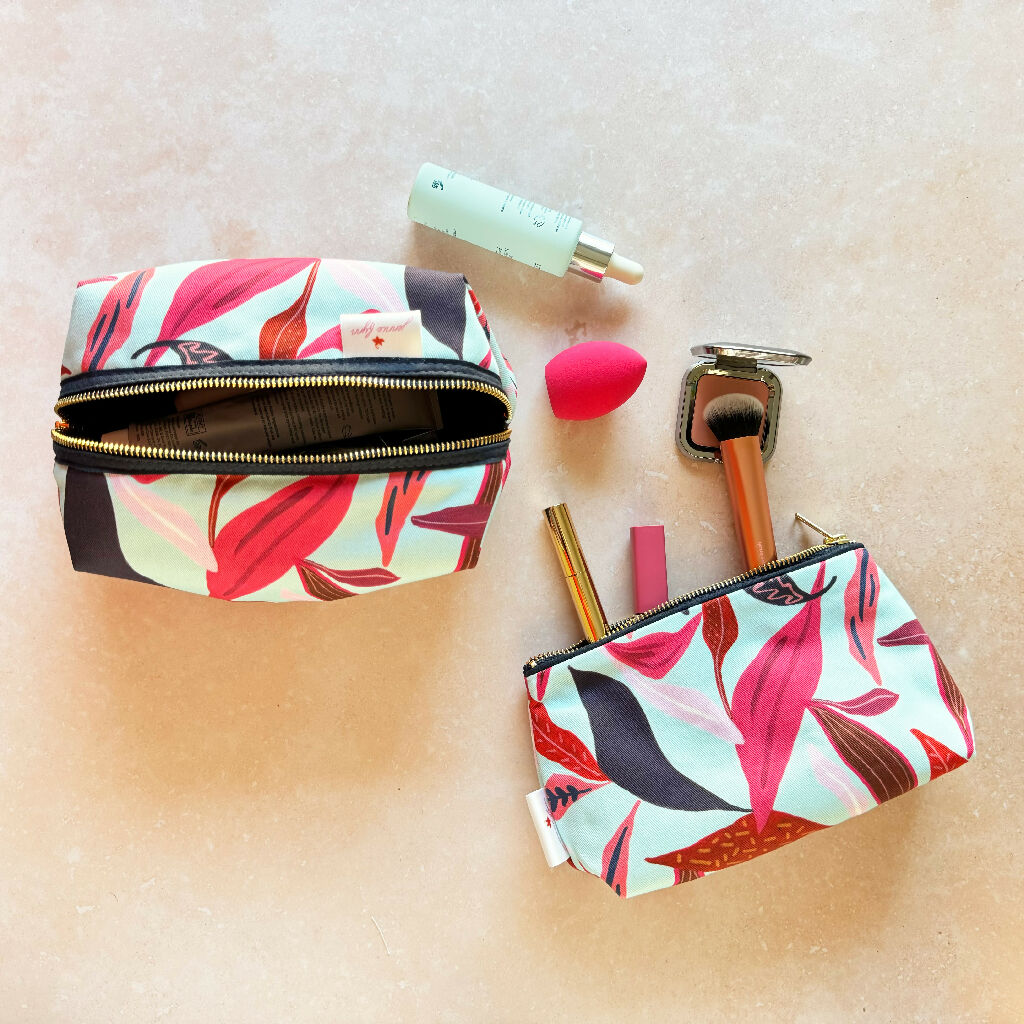 Palm-Lily-small-makeup-bag-with-boxy-large-makeup-bag-Jennie-Fynn