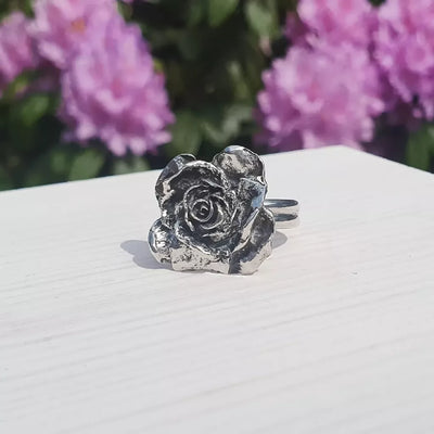 The Garden Rose | Fine and Sterling Silver Ring