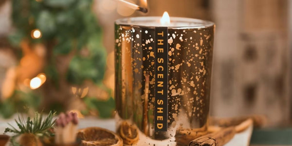 Christmas candle gold2