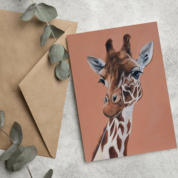 Giraffe - Greeting Card