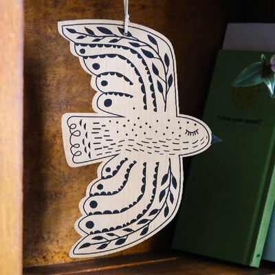 Birchwood Double Sided Hanging Bird