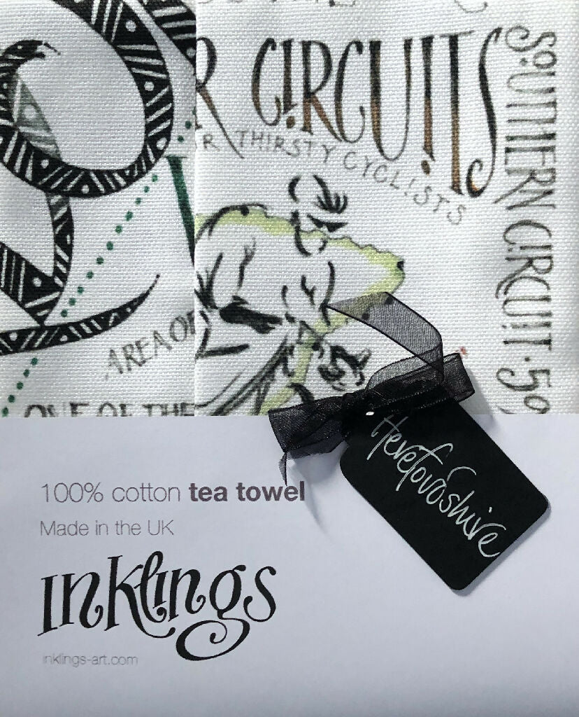 Herefordshire cotton tea towel