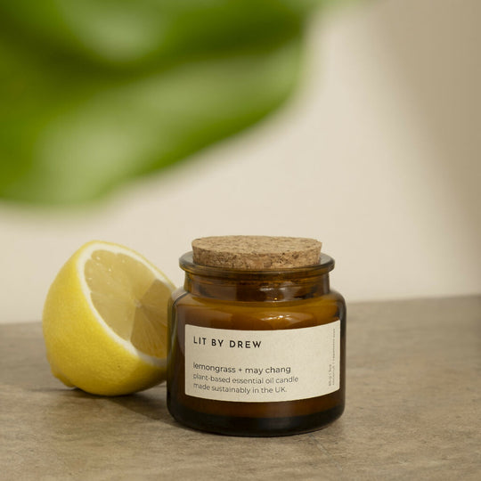 Lemongrass & May Chang - Pure Essential Oil Candle - Small