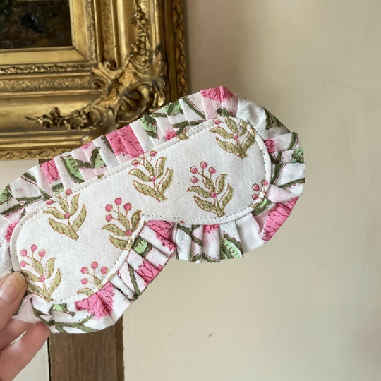 Block Print Eye Mask