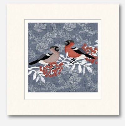 Bullfinch- Signed and Mounted Giclée Art Print