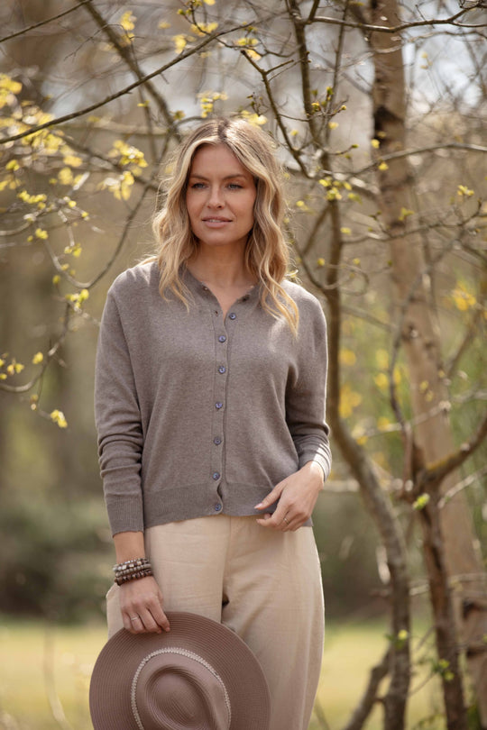 Olea organic cotton cardigan