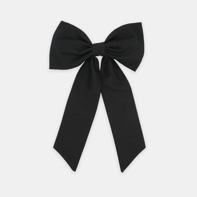 Liberty Bow Hair Clip - Black F Print | Country Living Marketplace