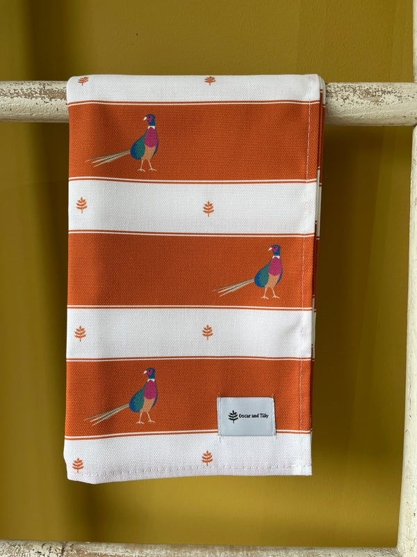 Pheasants Tea Towels in 4 colours