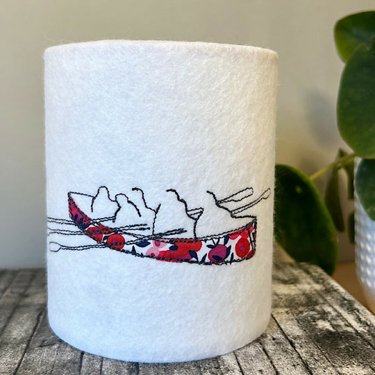 Embroidered Gig Boat Lantern