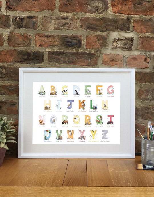 Countryside themed Full A-Z | Signed Limited Edition Print
