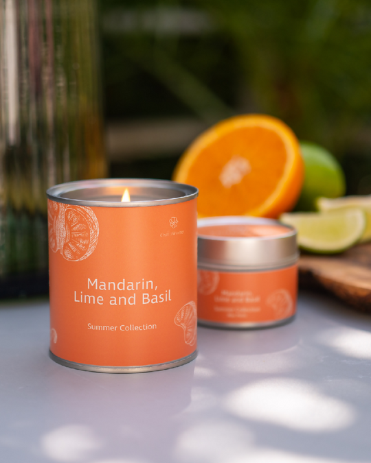 Mandarin, Lime and Basil Candle or Wax Melts