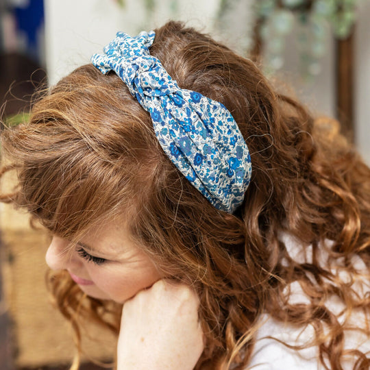 Liberty Classic Knot Headband - Emma and Georgina B Print