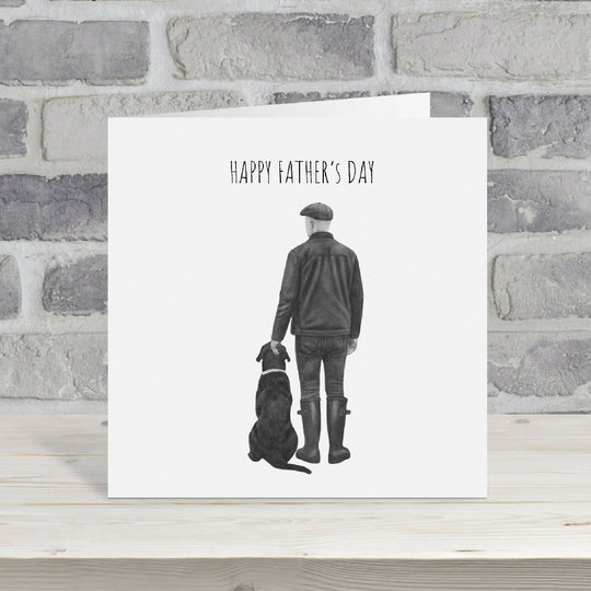 One Man and His Dog Father’s Day Card