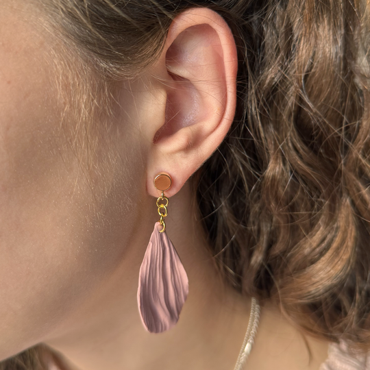 Petal | Blush | Drop Earrings