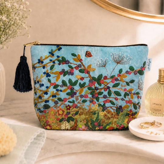 Brambly Bush Velvet Cosmetic Bag