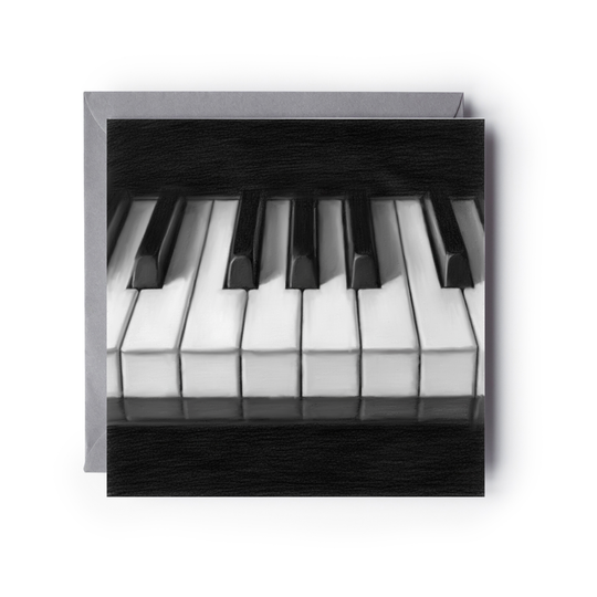 Piano Musical Greeting Card