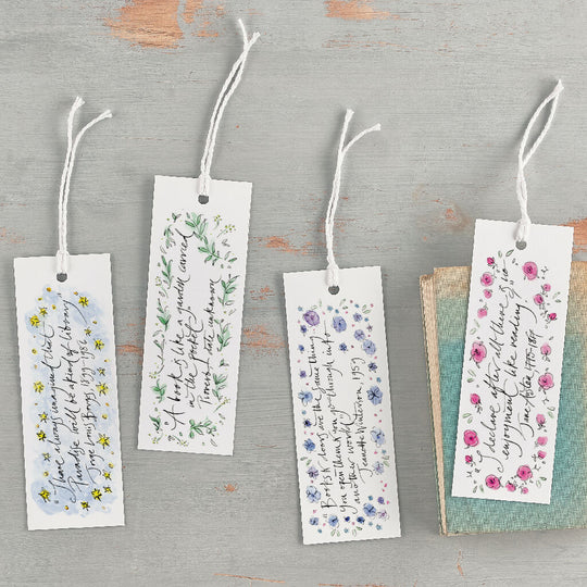 'The Book Lover’s Bookmarks' Set Of 4